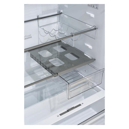 CHiQ 410L Top Mount Fridge Freezer - White