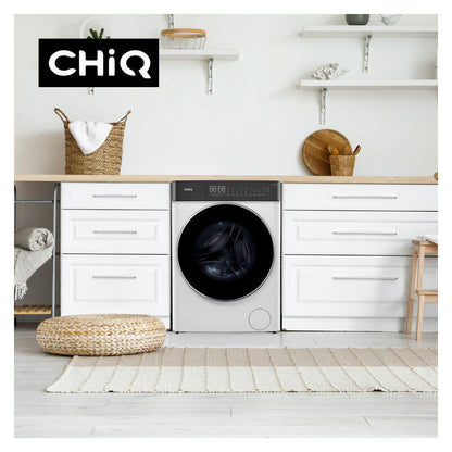 CHiQ 10kg + 6kg Front Load Washing Machine & Dryer Combo - White