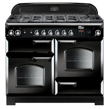 Falcon Classic 110cm Gas Cooker - Black & Chrome