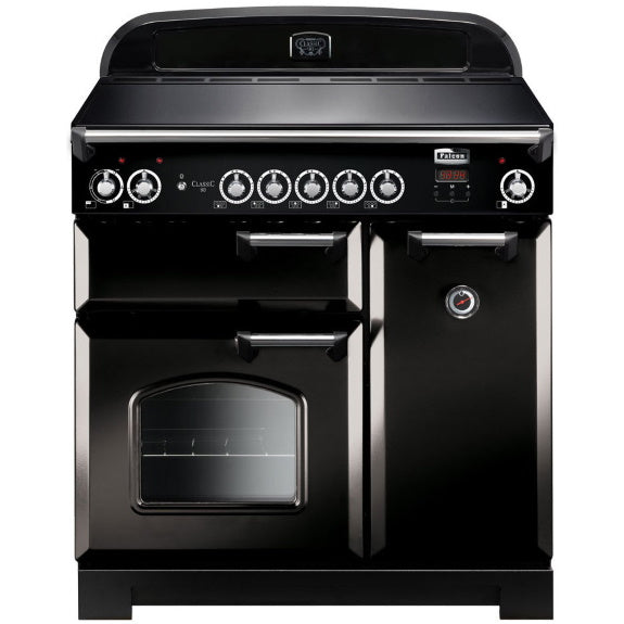 Falcon Classic 90cm 5 Zone Induction Cooker - Black and Chrome