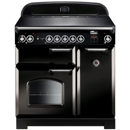 Falcon Classic 90cm 5 Zone Induction Cooker - Black and Chrome