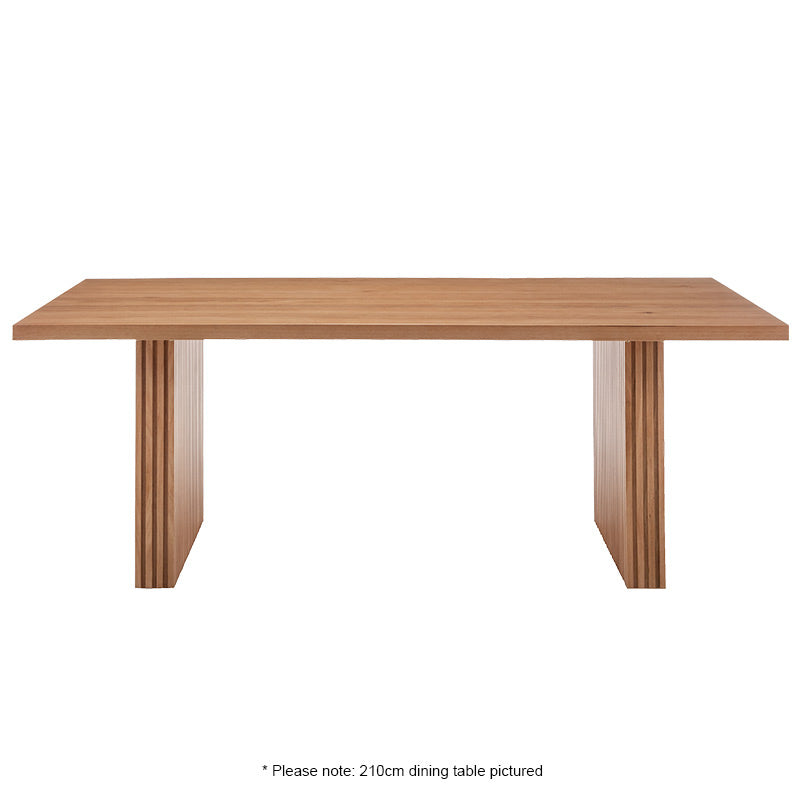 Cleo 180cm Timber Dining Table - Natural