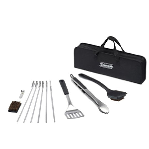 Coleman 11 Piece BBQ Tool Set with Case