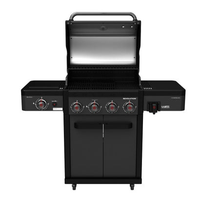 Coleman Revolution 4 Burner BBQ with Side Burner - Black Matte