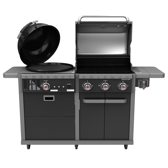 Coleman Revolution Dual Fuel BBQ - Black Gloss