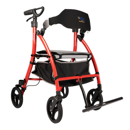 Zoom Mobility Combi Rollator - Red
