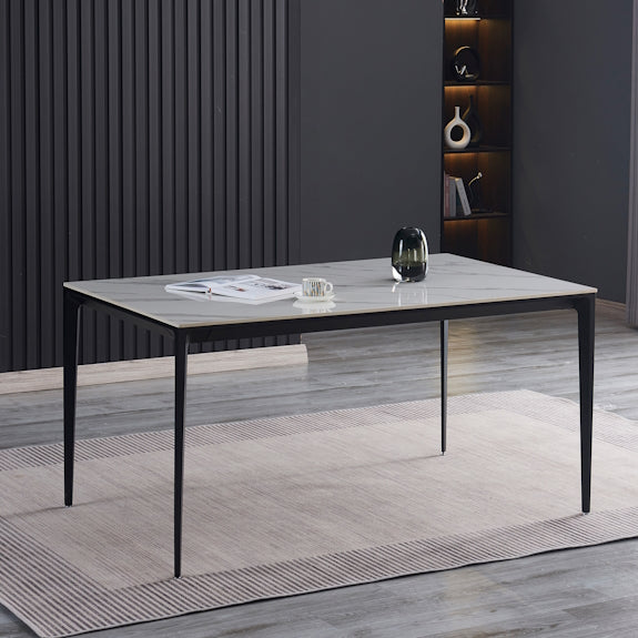 Cruz 150cm Dining Table - White/Grey