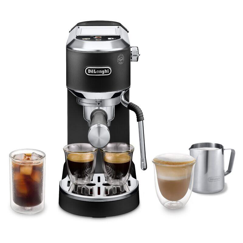 Delonghi Dedica Duo Manual Coffee Machine with Cold Brew - Black