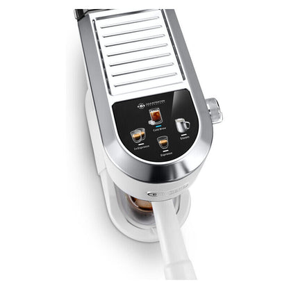 Delonghi Dedica Duo Manual Coffee Machine with Cold Brew - White