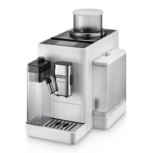 DeLonghi Rivelia Fully Automatic Coffee Machine - White