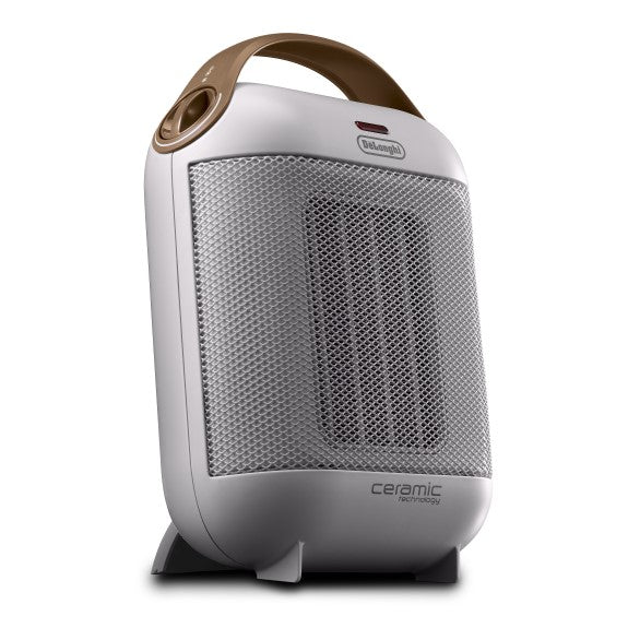 De'Longhi 1800W Capsule Ceramic Fan Heater - White