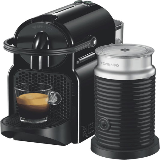 DeLonghi Nespresso Inissia & Aeroccino 3 Capsule Coffee Machine - Black
