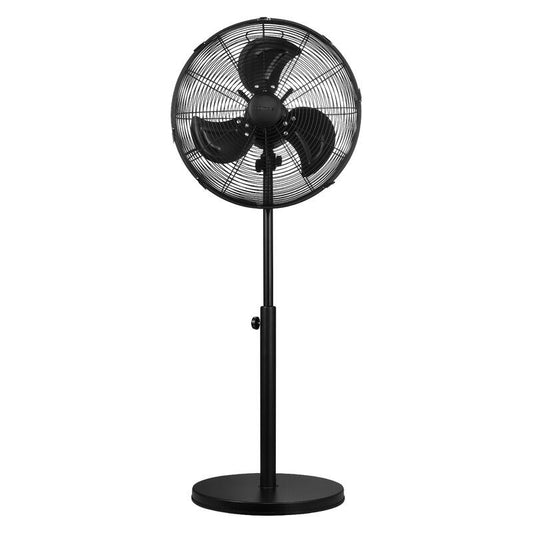 DIMPLEX HIGH VELOCITY PEDESTAL FAN - MATT BLACK 40cm