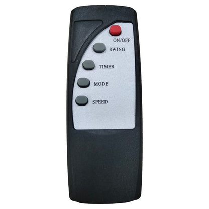 Dimplex High Velocity Wall Fan with Remote - Matte Black