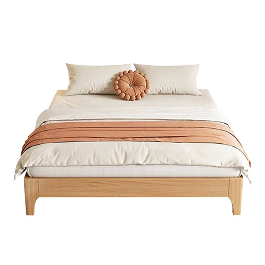 Dino Queen Timber Bed Base - Natural