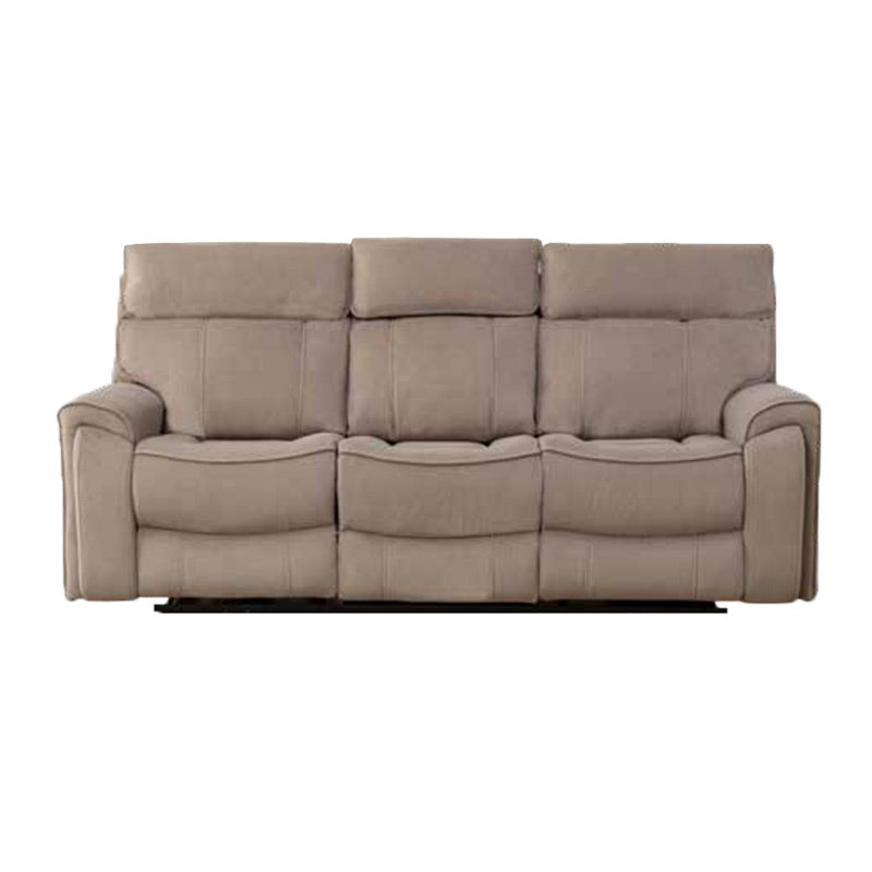 Dynasty 3+1+1 Electric Fabric Recliner Suite - Latte