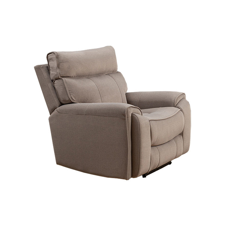 Dynasty 3+1+1 Electric Fabric Recliner Suite - Latte