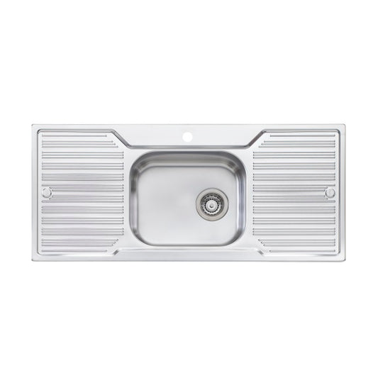 Oliveri 180mm Diaz Single Centre Sink