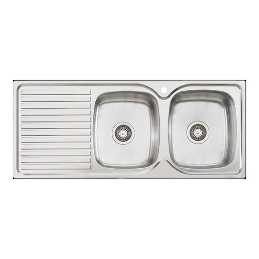 OLIVERI OLIVERI EE72 1TH SINK 1135MM RH DOUBLE BOWL