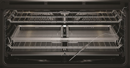 Electrolux 90cm Dual Fuel Freestanding Cooker - Dark Stainless Steel