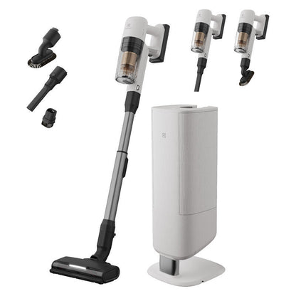 ELECTROLUX STICK VACUUM WITH CLEAN STATION - WHITE