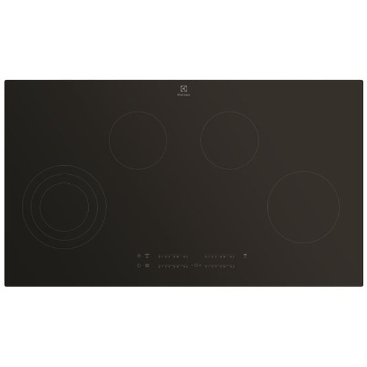 Electrolux 90cm 4-Burner Ceramic Cooktop - Black