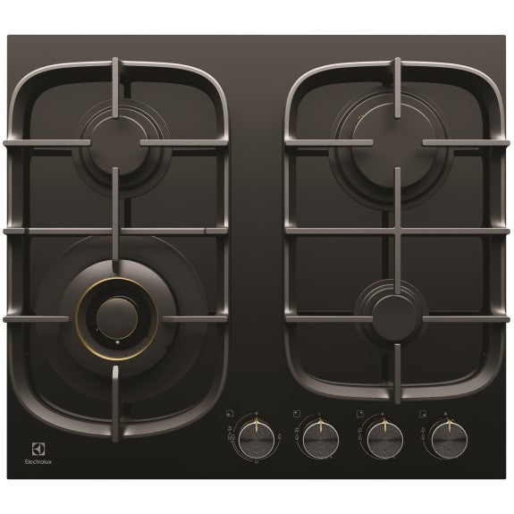 Electrolux UltimateTaste 500 60cm Gas Cooktop - Black Glass