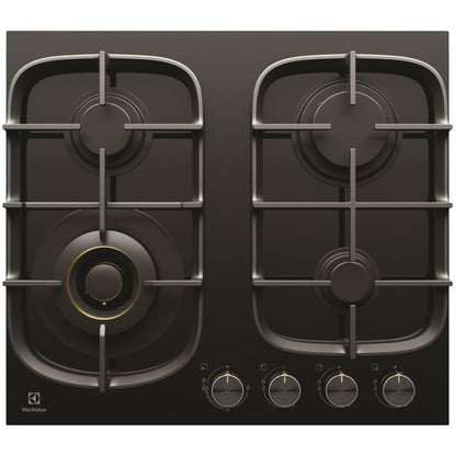 Electrolux UltimateTaste 500 60cm Gas Cooktop - Black Glass