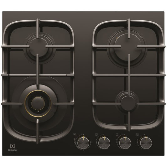 Electrolux UltimateTaste 500 60cm Gas Cooktop - Black Glass