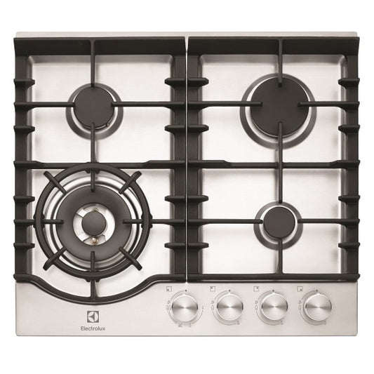 Electrolux 60cm Gas Cooktop - Stainless Steel