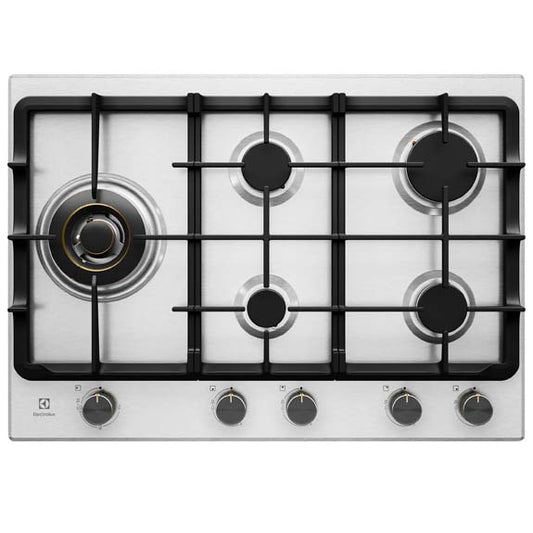 Electrolux UltimateTaste 700 75cm Gas Cooktop - Stainless Steel