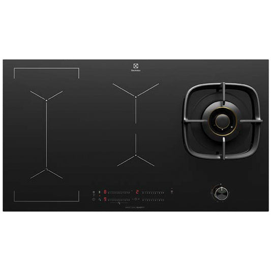 Electrolux 90cm Induction Cooktop With Gas Hob