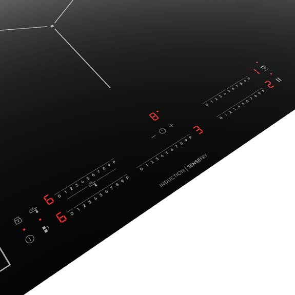 Electrolux 90cm UltimateTaste 700 Induction Cooktop - Black