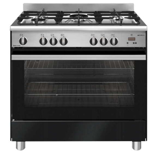 Emilia 90cm Freestanding Gas Cooker - Black