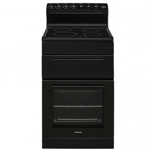 Euromaid 54cm Freestanding Electric Cooker with Ceramic Glass Cooktop