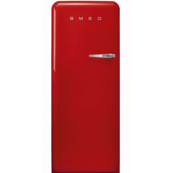 Smeg Retro Style 270 Litre Left Hinged Refrigerator - Red