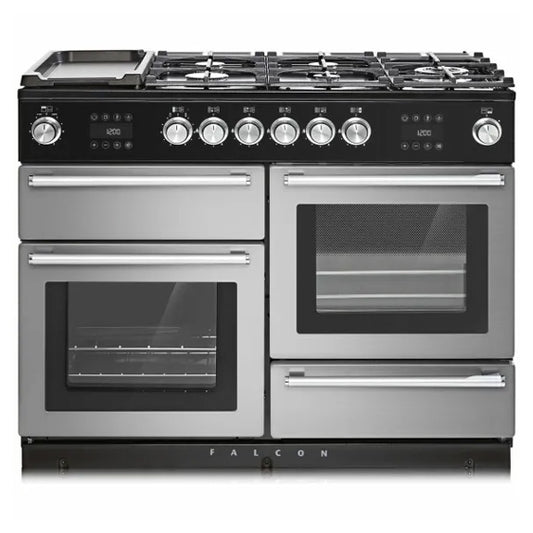 Falcon Nexus Steam 110cm Freestanding Cooker - Stainless Steel and Chrome