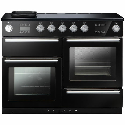 Falcon Nexus Steam 110cm Freestanding Cooker - Black and Chrome