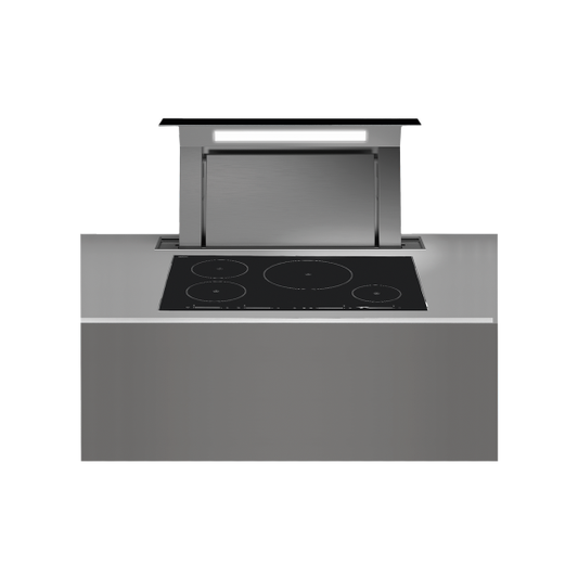 Falmec 120cm Downdraft System with In-Line Motor - Black Glass