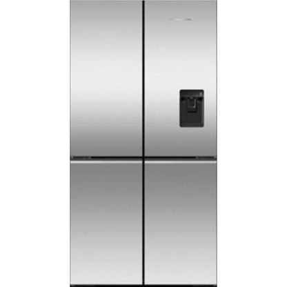 Fisher & Paykel 538L Quad Door Fridge Freezer with Ice & Water Dispenser - Stainless Steel (Series 7)