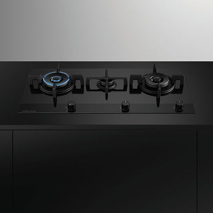 Fisher & Paykel 90cm Gas on Glass Cooktop