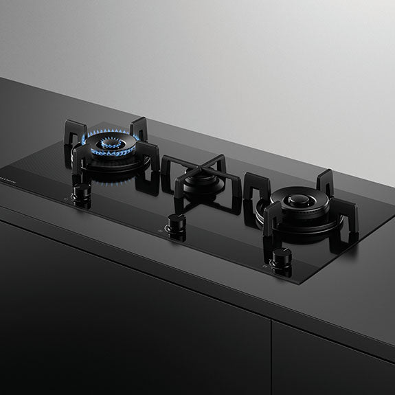 Fisher & Paykel 90cm Gas on Glass Cooktop
