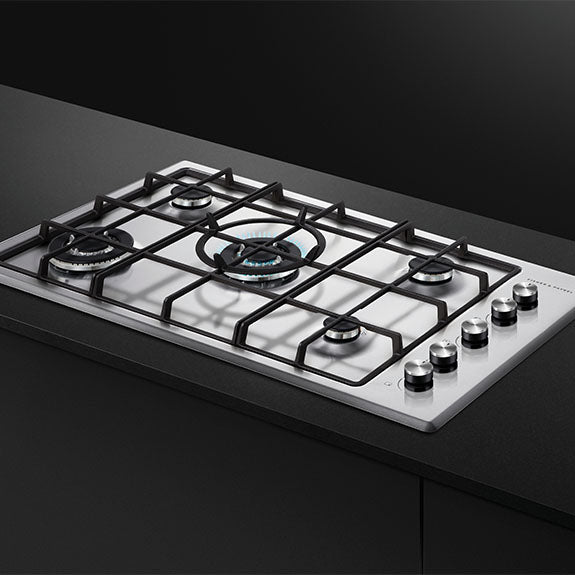 Fisher & Paykel 90cm Series 5 5 Burner Gas Cooktop, LPG