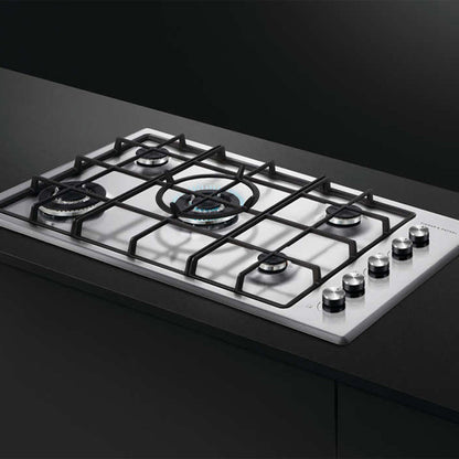 Fisher & Paykel 90cm 5 Burner Gas Cooktop - Stainless Steel