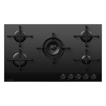 Fisher & Paykel 90cm Series 9 5 Burner Gas Cooktop, LPG