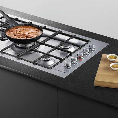 Fisher & Paykel 90cm Series 9 5 Burner Gas Cooktop, Flush Fit, Natural Gas