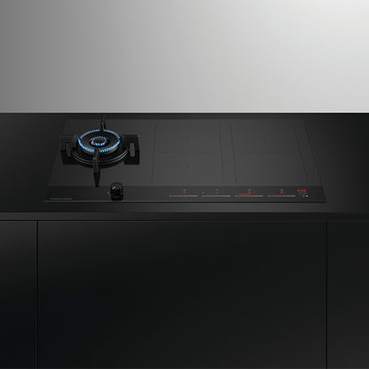 Fisher & Paykel 90cm Hybrid Gas Induction Cooktop