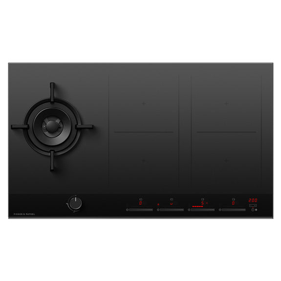 Fisher & Paykel 90cm Hybrid Gas Induction Cooktop