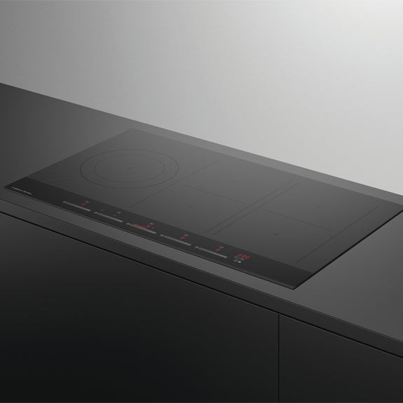 Fisher & Paykel 90cm 5 Zone Induction Cooktop - Black Glass