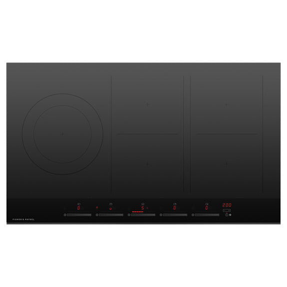 Fisher & Paykel 90cm Series 7 5 Zone Induction Cooktop, 2 SmartZones